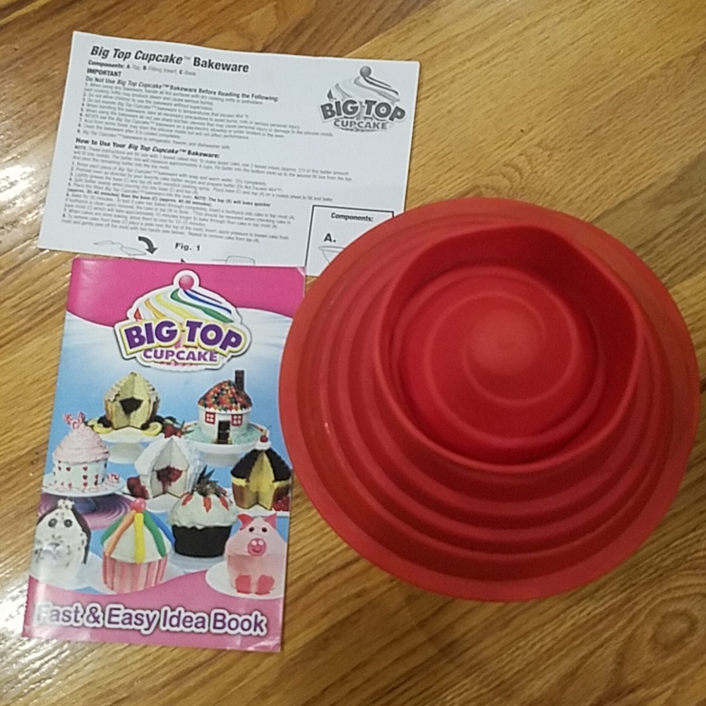 Big top giant cupcake 🧁 silcone mold